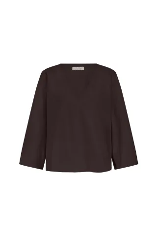Studio Anneloes - Cilou top espresso - Gr. - L