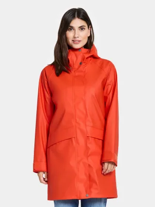 Didriksons - ELLY WNS PARKA 4 tangerine red - Gr. - 46