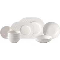 Villeroy & Boch Tafelservice Manufacture Ice Tafelservice 16-tlg. (16-tlg), 4 Personen, Porzellan