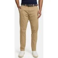 Indicode Chinohose Herren Eary Chino Hose Herrenhose aus elastischer Baumwoll-Qualität, inkl. Gürtel