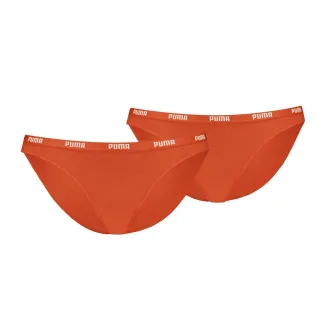 Puma - Bikinihöschen für Damen (2er-Pack) (Flammendes Orange)
