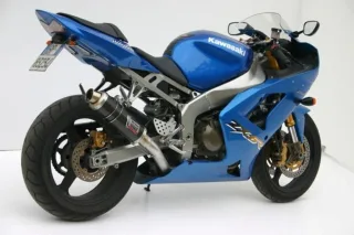 Sport Auspuff MIVV GP Carbon für Kawasaki ZX-6 RR Ninja / ZX-6 R 636 Ninja Bj. 2003-2004 mit ABE
