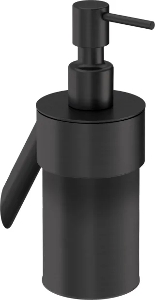 Neuesbad Serie 600 Seifenspender, wandhängend, Oberfläche: schwarz matt NB1ADI_N4211