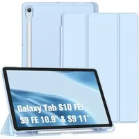Fintie Tablet-Hülle für Samsung Galaxy Tab S10 Lite/S10 FE/S9 FE 10.9" & S9 11" Tablet, Ultradünn Case mit Stifthalter&Translucent Rückseite, Auto Schlaf/Wach
