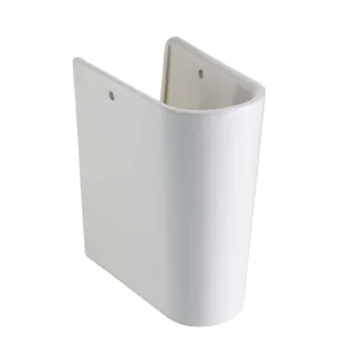 VitrA Integra Halbsäule 5316L003-0156 weiß, mit Federbefestigung, für Waschtisch