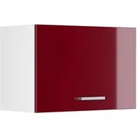 Vicco Hängeschrank R-Line, Rot Hochglanz/Weiß, 60 cm Flach (1-St)