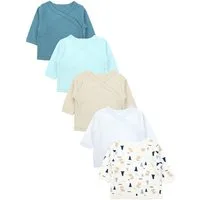 TupTam Wickelshirt TupTam Baby Jungen Langarm Wickelshirt Baumwolle 5er Set