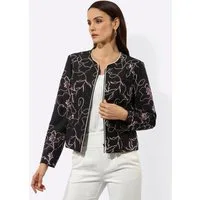 creation L Blusenblazer Lyocell-Viskose-Blazer Langarm