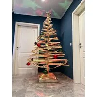 Blockholz-Schmiede Künstlicher Weihnachtsbaum Weihnachtsbaum 120cm - 210cm handgefertigt aus Deutscher Manufaktur, Einzigart im Design handgefertig in Deutschland