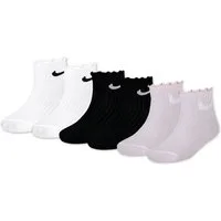 Nike Sportswear Socken NHG 6PK LETTUCE WELT ANKLE SOC (6-Paar) für sportive Aktivitäten, sportlicher Stil, für Kinder