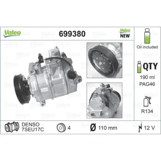 Valeo Klimakompressor Audi A4 A6 A8 1,9