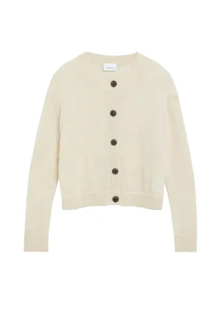 comma - Strickjacke beige - Gr. - 40