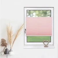 Deco-Raum Plissee Basic, blickdicht, Klemmträger, auf dem Fenster-/Türrahmen, Klemmfix, einfache Montage, in verschiedenen Farben und Größen ohne Bohren
