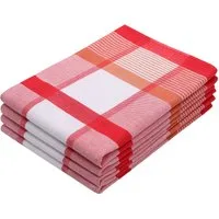 ZOLLNER Geschirrtuch, (Spar-Set, 4-tlg), 50 x 70 cm, 100% Baumwolle, vom Hotelwäschespezialisten