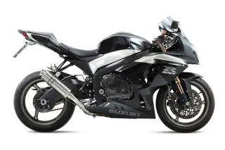 30cm Sport Auspuff Edelstahl GP Storm by MIVV Suzuki GSX-R 1000 Bj 2009-2011 mit ABE