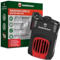 Veddelholzer Ultraschall-Tierabwehr Marderabwehr mit USB Stecker Ultraschall & LED Blitzlichter Haus, für Dachboden, Haus, Garage, Carport, Keller, Gartenhütte UVM 1-tlg., auf natürliche Weise Marder vertreiben, für 70m² Marderschreck