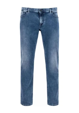 alberto jeans - Slim jeans - Super Stretch Dual FX blau