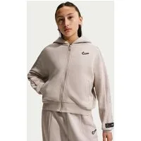 Nike Sportswear Sweatshirt Nike Sportswear Big Kids' (Girls) Fleece Long-Sleeve Top Für Kinder und Jugendliche