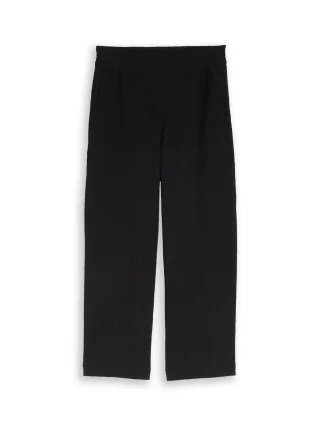 Denim Tom Tailor - Crinkle Culotte Hose deep black - Gr. - XS