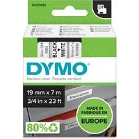 D1 ORIGINAL Schriftband, schwarz auf weiß, 19mm x 7m S0720830