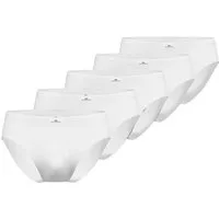 GÖTZBURG Slip GÖTZBURG Herren Sport-Slip weiß uni 5er Pack (5-St)