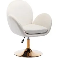 WAHSON OFFICE CHAIRS Loungesessel Sessel Samt Drehstuhl höhenverstellbar