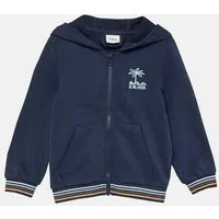 s.Oliver Sweatshirt Sweatshirt Jacke Sweatjacke mit Stickerei