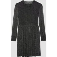 s.Oliver Minikleid Kleid Mesh-Kleid mit Glitzergarn
