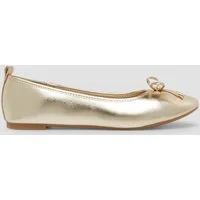 s.Oliver Ballerinas Ballerina Ballerinas mit Schleife und Leo-Print