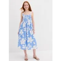 bonprix Midikleid knieumspielende Länge, mit süßem Print, aus weichem Viskose-Stoff