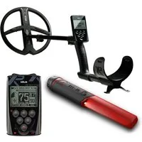 XP Metal Detectors Metalldetektor DEUS X35 28 RC + Mi6 Pinpointer, BOOST-Modus für mehr Suchtiefe