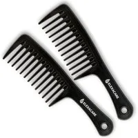 ELEXACARE Lockenkamm Stielkamm für Locken, (2 tlg)