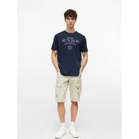 s.Oliver Shorts Bermuda Strukturierte Bermuda mit Cargo-Taschen