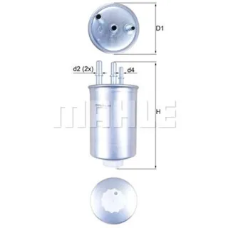 Mahle Kraftstofffilter Ssangyong Actyon Kyron Rexton Rodius