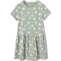 vertbaudet Minikleid Mädchen Shirtkleid BASIC Elastische Taille
