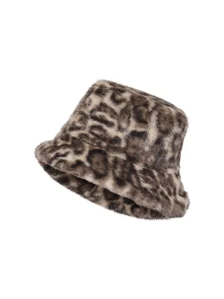 JDY - JDYBAKU FAUX FUR HAT OTW HAB Walnut - Gr. - ONE SIZE