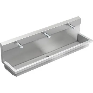 KWC Aquarotter Waschplatzeinheit, PLANOX, Edst., 1800x530x440 mm, 3xWandventil hydr., 3600004025 3600004025