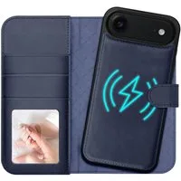CoolGadget Handyhülle Magnet Book Case für Apple iPhone Air Hülle + Klapphülle 6,5 Zoll, 2in1 abnehmbare magnetische RFID Schutzhülle Kartenfach Fotofenster