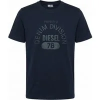 Diesel Rundhalsshirt Regular Fit Logo Shirt - T-JUST-E17-OUT