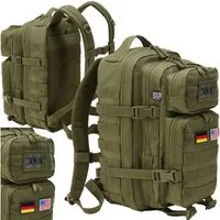 BWuM Trekkingrucksack BWuM US Assault Pack Cooper Rucksack + Patch & Flaggen