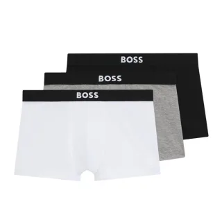 Boss - "Bodywear" Boxershorts für Herren (3er-Pack) (Schwarz/Grau/Natur)