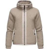 Ragwear Sweatjacke Nordicka Sportliche Kapuzenjacke mit Kunstleder-Elementen