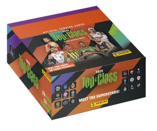 2024/25 Turkish Airlines EUROLEAGUE Panini Top Class Offizielle Kartensammlung Box mit 24 Hüllen (8 Karten pro Hülle)