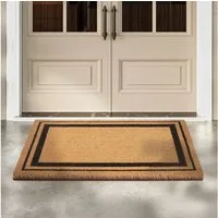 Villeroy & Boch Fußmatte Gaspard, Türmatte, rechteckig, Höhe: 23 mm, Robust, Innen, Außen, Schmutzabtreter, Wetterfest, Natur, Kokos