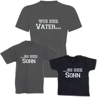 G-graphics T-Shirt Wie der Vater & so der Sohn (Familienset, Einzelteile zum selbst zusammenstellen) Kinder- & Erwachsenen-T-Shirt-Set mit Frontprint
