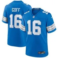 Nike Footballtrikot Nike Trikot Detroit Lions NFL Home Game Jersey Goff 16
