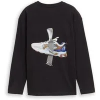 TOM TAILOR Langarmshirt mit Backprint