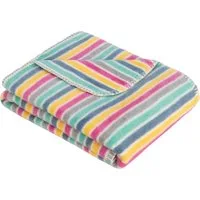 Wohndecke Jacquard Decke s.Oliver Junior, s.Oliver, gestreift, Kuscheldecke