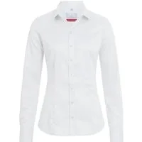 GREIFF Langarmbluse Greiff Corporate Bluse PREMIUM Damen OEKO TEX® Bügelfrei Weiß