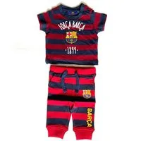 FC Barcelona Jogginganzug FC Barcelona Kinder Set, FC Barcelona Baby Joggers & T-Shirts (2-tlg)